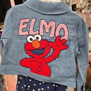 Sesame street Elmo dress with jean jacket